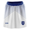 Custom Skirt/Skort White & Blue Diamonds
